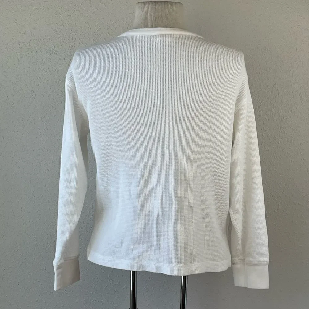 EUC Gymboree Kids White Long John Style Summit Patrol Long Sleeve Top 10